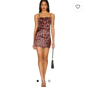 REVOLVE Dress in Black Floral NWT